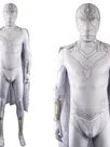 Zentai Second Skin Halloween Wanda Vision Vision White Vision Pearl White Tights Battle Costume