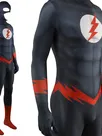 Second Skin DC Flash Costume Cosplay Zentai Halloween Costume the Flash Black Second Skin DC Flash Costume Cosplay Zentai Halloween Costume the Flash Black