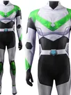 Second Skin the Protector of the King Kong Universe in the Green Red Paladin Cosplay Zentai Costume