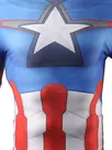 Second Skin Captain America Cosplay Zentai Costume Tights Sportswear Muscles Costumes Halloween Cosplay Zentai
