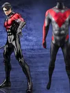 Zentai Second Skin DC Gotham Knights Nightwing Red Nightwing One-piece Tights Costumes Zentai Second Skin DC Gotham Knights Nightwing Red Nightwing One-piece Tights Costumes