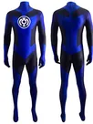 Second Skin DC Comics Blue Lantern Corps Blue Lantern Costume Cosplay Zentai Costume Blue Lantern Costume