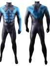 Second Skin Nightwing Blue Nightwing Cosplay Zentai Costume Bodysuit Second Skin Nightwing Blue Nightwing Cosplay Zentai Costume Bodysuit