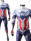 Zentai Second Skin Falcon Captain America Costume Captain America