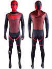 Second Skin DC Gotham Knights Red Hood Cosplay Zentai Costume Tights Cosplay Zentai Halloween Costumes Stage Show Costumes