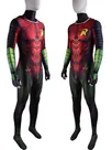 Second Skin Costumes DC Comics Hero Robin Robin Costumes Stage Costumes Show Costumes Halloween Cosplay Zentai