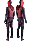 Second Skin DC Gotham Knights Red Hood Cosplay Zentai Costume Tights Cosplay Zentai Halloween Costumes Stage Show Costumes