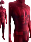 Second Skin Daredevil Cosplay Zentai Jumpsuit Halloween Cos Show Costumes