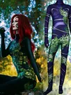 Second Skin Poison Ivy Cosplay Zentai Costume Poison Ivy Cosplay Zentai Costume