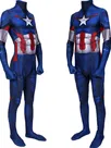 Second Skin Captain America Tights Halloween Cosplay Zentai