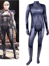 Second Skin Black Version of Metroid Samus Alan's Tights Samus Aran Game Cosplay Zentai Costume