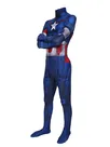 Second Skin Captain America Tights Halloween Cosplay Zentai