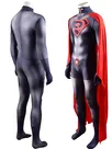 Second Skin Superman Red Son Cosplay Zentai Superman Tights Halloween Costume