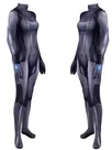 Second Skin Black Version of Metroid Samus Alan's Tights Samus Aran Game Cosplay Zentai Costume