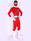 Power Ranger Costumes Train Team Superhero Zentai Catsuit Skinsuit Second-skin Costume Halloween Costume