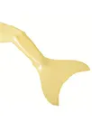 Second Skin Yellow Mermaid Tail Wet Look Shiny Spandex Costume Spandex Halloween Costumes
