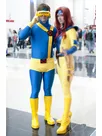 X-men Cyclops Spandex Cosplay Costumes Blue Superhero Zentai Catsuit Skinsuit Second-skin Costume