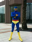 X-men Cyclops Cosplay Costumes Blue Superhero Zentai Catsuit Skinsuit Second-skin Costume