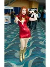 X-men Phoenix Jean Grey Cosplay Costume Second Skin Clothing Red Dress