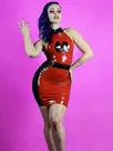 Second Skin Lady Deadpool Cosplay Costume Halloween Costumes Sexy Wetlook PVC Dress Second Skin Lady Deadpool Cosplay Costume Halloween Costumes Sexy Wetlook PVC Dress