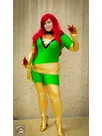 X-men Phoenix Jean Grey Costume Spandex Superhero Zentai Catsuit Skinsuit Second-skin Costume