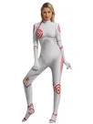 Printed Shiro Costume Deadman Wonderland Cosplay Zentai Costume Catsuit Skinsuit Second-skin Costume