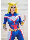 My Hero Academia Lady Costumes All Might Cosplay Unitard Spandex Catsuits Zentai Second Skin Full Body Suit