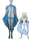 Alpha Flight Snowbird Lycra Spandex Zentai Catsuit Skinsuit Second-skin Clothing with Cape Superhero Costume
