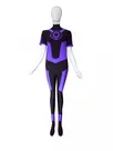 Black Purple Lantern Corps Indigo Catsuits Lycra Spandex Zentai Skin Suit Superhero Costume