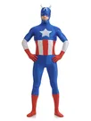 Captain America Superhero Costume Lycra Spandex Catsuit Skinsuit Second-skin Clothing Zentai Catsuits