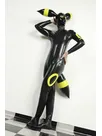 Inflatable Bizarre Baby Costume Latex Catsuit Second-skin Clothing