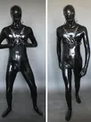 Second Skin Fullbody Catsuit Solid Latex Wetlook Skin Suit