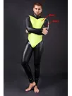 No Zipper Neck Entry Latex Catsuit Second-skin Clothing