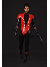 Daredevil Latex Catsuit Second-skin Clothing with Tail