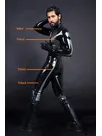 Men Race Suit Latex Catsuit Second-skin Clothing