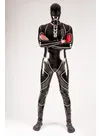 Men Wetlook Prerfect Latex Catsuit Second-skin Clothing