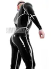Lines Wrap Around Latex Catsuit Second-skin Clothing Lines Wrap Around Latex Catsuit Second-skin Clothing