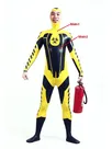 Biohazard Wet Look Shiny Latex Catsuit Second-skin Clothing
