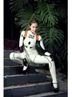 Women Eva Cosplay Latex Catsuit Second-skin Clothing