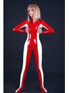 Women Latex Art Lovely Catsuit Second-skin Clothing