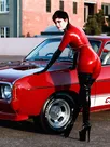Women Wetlook Shining Front Zipper Latex Catsuit Second-skin Clothing