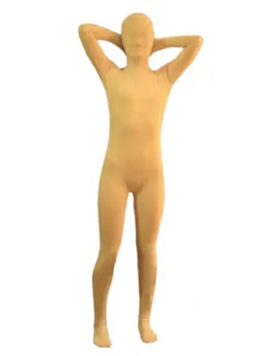 Supply Unusual Yellow Lycra Spandex Morph Zentai Unisex Zentai Unitard Second Skin Suit