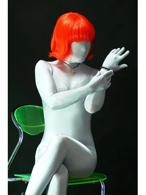 Supply Superior Unicolor Fullbody Silver Grey Lycra Spandex Morph Zentai Unisex Zentai Unitard Second Skin Suit