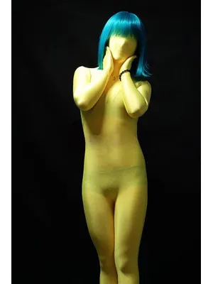 Supply Superior Yellow Lycra Spandex Morph Zentai Unisex Zentai Unitard Second Skin Suit