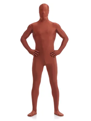 Coffee Full Body Morph Costume Spandex Holiday Unisex Lycra Unitard Second Skin Zentai Suit