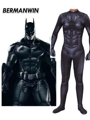 DC Comics Batman Body Tights Cosplay Zentai Catsuit Skinsuit Second-skin Clothing 3D Printed