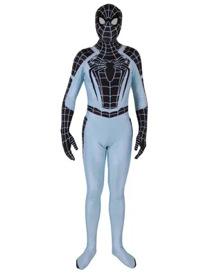Comic Film Negative Space Battle Suit Spiderman Zentai Catsuit Skinsuit Second-skin Clothing