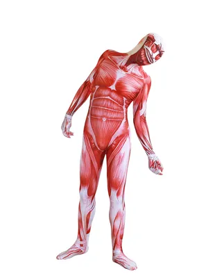 Supply Anime Lycra Attack on Giant 3D Printed Cosplay Second Skin Full Body Spandex Zentai Catsuit Skinsuit