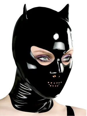 Second Skin Natural Latex Latex Head Cover Open Eyes Mouth Nostril Mask Natural Asphyxiation Latex Head Cover
