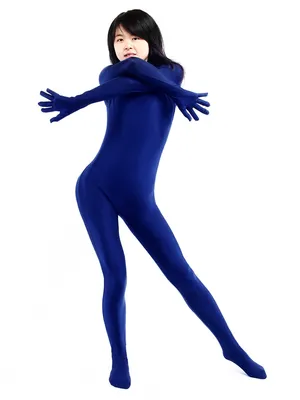 Supply Dark Blue Full Lbody Lycra Skinsuit Spandex Catsuit Zentai Unitard Second-skin Clothing